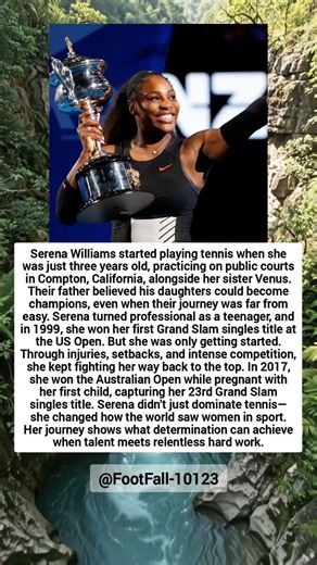 She Won a Grand Slam While Pregnant… Serena Williams Made History 🎾🔥
