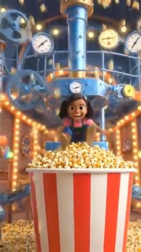 High CTR)Giant Popcorn Machine Explosion 🍿😱