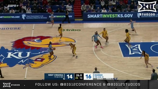 2️⃣-0️⃣in conference play 👏 West Virginia vs. Kansas Highlights ⬇️ #Big12WBB | WVU Women's Basketball | Big 12 Conference