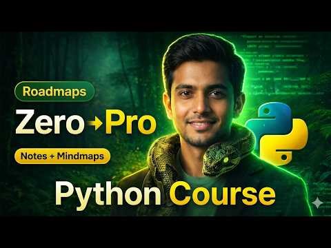 🔥Zero to Builder Python Course 2026 |🚀Beginner to Advanced | Python Roadmap#coding @CodeWithHarry