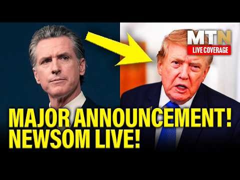 LIVE: Newsom Makes Major Announcement to FIGHT BACK against TRUMP PLAN!!
