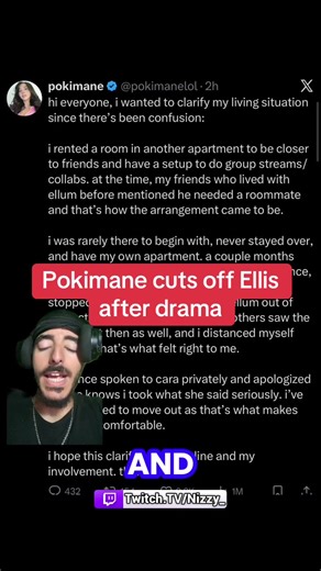 Pokimane addresses Ellum situation #pokimane #ellum #streamer #viral | Pokimane