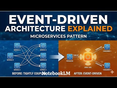 Explain the Event Driven Architecture Pattern in Microservices