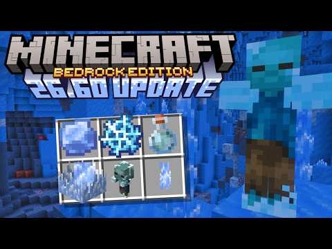 Minecraft Bedrock 26.60 Update is HUGE! NEW Biome, Items & 600+ FIXES!