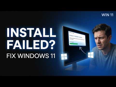 Fix Windows 11 Installation Has Failed Error | Step-by-Step Guide
