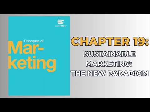 OpenStax Principles of Marketing (Audiobook) - Chapter 19: Sustainable Marketing: The New Paradigm