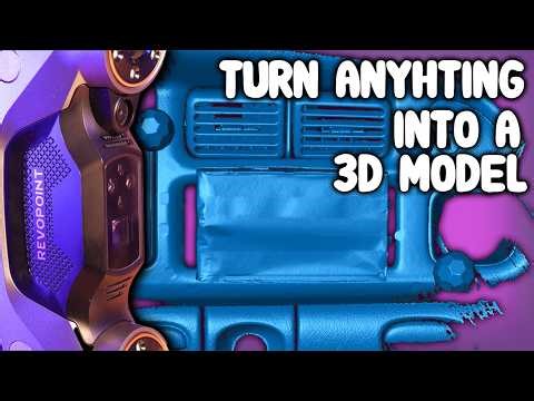 3D Scanning Real Objects With the Revopoint Metro Y Pro. Full Workflow