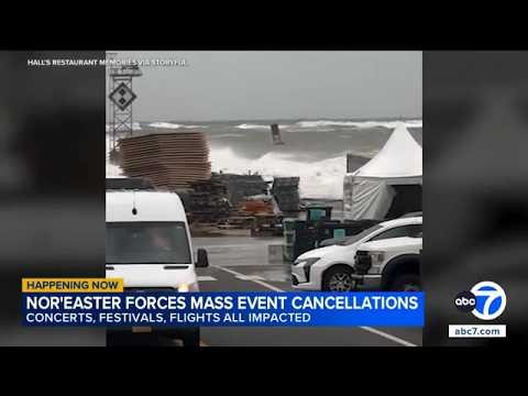 Nor'easter to lash the East Coast with strong winds, flooding and heavy rain