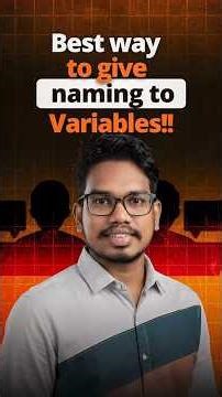 Best Way to Name Variables in Python Clean Coding Tip | Python | Python Life