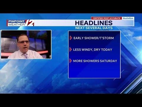 WPRI 12 Weather Now 5/7/26: Early showers to sun today