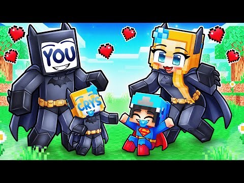 You Have A SUPERHERO Family in Minecraft!
