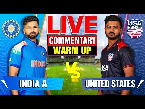 🔴Live: India vs United States | 2nd Match | Live Cricket Score & Commentary