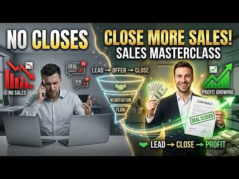 Sales Video Masterclass | Learn How to Close More Sales Step-by-Step | Proven Sales Masterclass