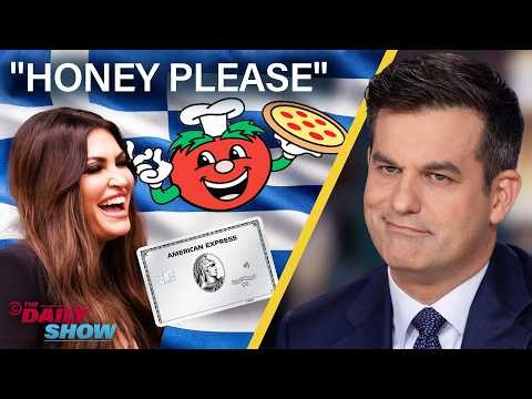 Kimberly Guilfoyle Caught Begging Trump Donor to Pay Her $100K Amex Bill | The Daily Show