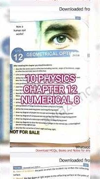 Solve Numerical 8 of chapter 12 Class 10 Physics #Board #slo #class10physics #physicsnumericals
