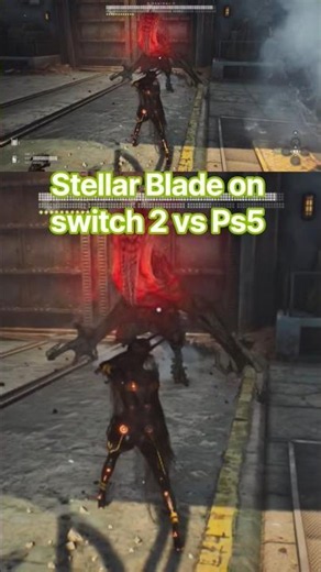 Stellar Blade on switch 2 vs Ps5 #stellarblade #switch2 #ps5