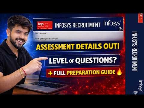 🚀 Infosys Recruitment 2026 Assessment Details Out | Full Guide + Level of Questions