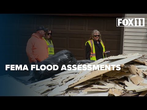 FEMA begins assessing flood-stricken Shiocton, Wisconsin