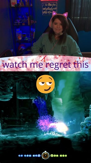 the ceiling got me AGAIN 💀 | Ori and the Blind Forest #shorts