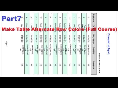 JasperReports Tutorial for Beginners 2026 | Make Table Alternate Row Colors (Full Course)