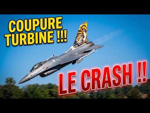 Turbine OFF = CRASH ! 💥 (F-16 RC)