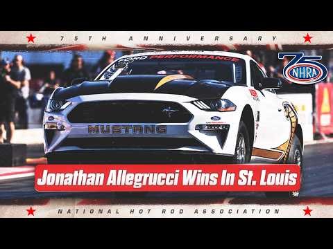 Jonathan Allegrucci wins Factory Stock Showdown at the NAPA Auto Parts NHRA Midwest Nationals
