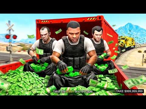 The MONEY TRAIN Heist in GTA 5!