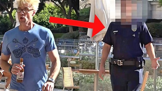 Witness this magician enrage police officers with these insane magic pranks