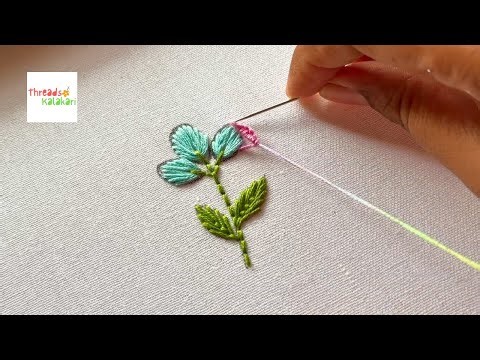 Very Easy Hand Embroidery Designs 😍 | Flower Embroidery Designs | Embroidery for Beginners