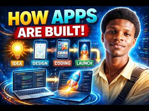 How Apps are built (step by step) from idea to launch