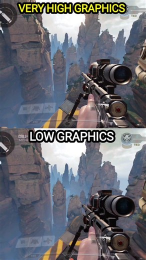 LOW vs VERY HIGH GRAPHICS COMPARISON | COD MOBILE MULTIPLAYER MAPS