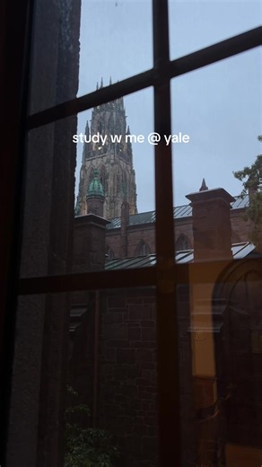 Study With Me at Yale: Realistic Yale Study With Me Session