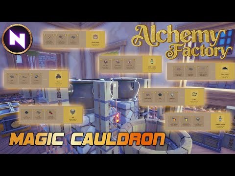 The Best CAULDRON Recipes to Simplify Logistics in Achemy Factory | 15 | Lets Play
