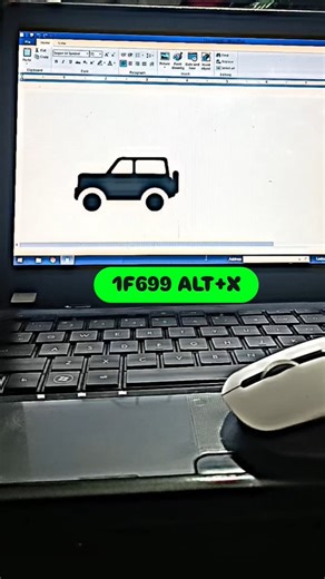 Wordpad Car symbol trick shortcutkey | #microsoft #msword #tipsandtricks #shorts #ytshort