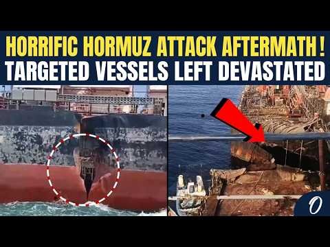 Iran STRIKE Aftermath! Footage Shows DAMAGED Ships Amid Rising Hormuz Tensions