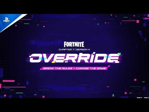 Fortnite - Chapter 7 Season 4: Override Official Trailer | PS5 & PS4 Games