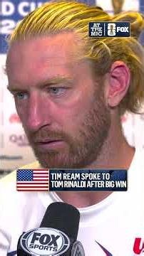 Fresh off the USMNT's win against Bosnia and Herzegovina, Tim Ream spoke with Tom Rinaldi