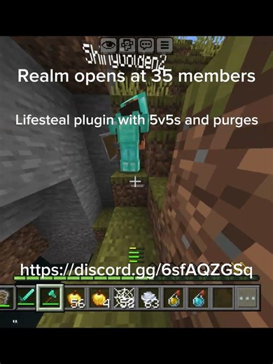 War smp lifesteal #shorts #minecraft #server #fypシ #bedrock #gaming #games #realm #java #pvp