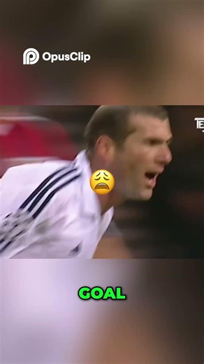 How did Zidane score this?! 😱 #football #skills #zidane