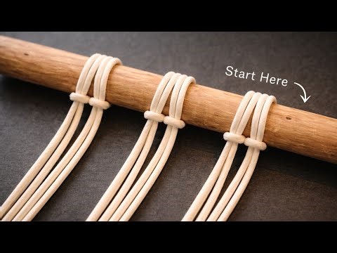 Macrame - Easy DIY Macrame Wall Hanging / Step-by-Step Macrame Wall Hlanging