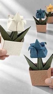 Origami Paper Tulip Tutorial