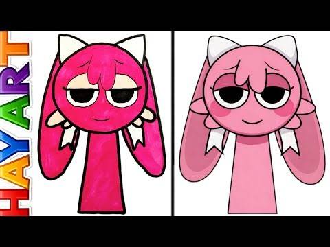 How to Draw New Sprunki (She Talks!) |Advanced Split-Screen Illustration & Character Design #sprunki