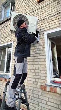 AC installers have gotten WAY out of hand! #airconditionerinstallation #nsk #splitsystem #shorts