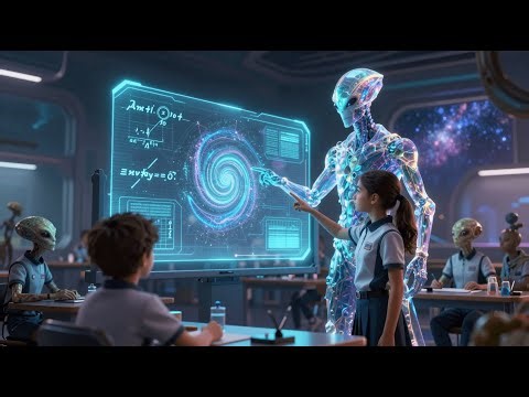 Alien Teacher Summons Human to the Blackboard to Embarrass her, but learns of a unique intelligence