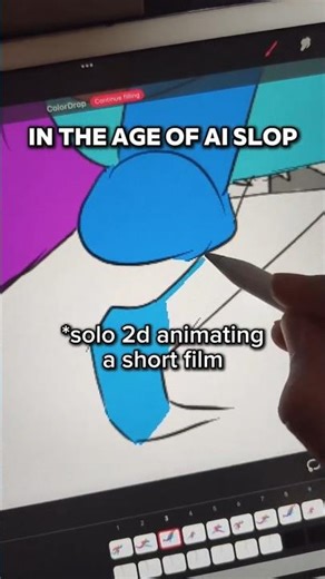 Animating in Procreate Dreams || #art #animation #procreate