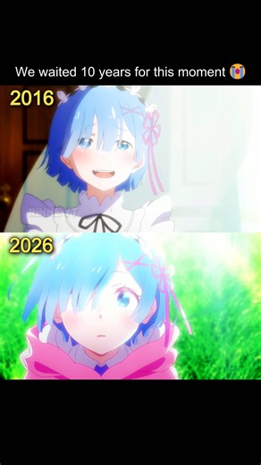 We waited 10 years for this moment 💙 #ReZero #ReZeroSeason4 #Rem #remrezero #natsukisubaru #anime