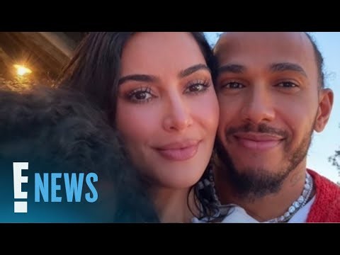 Lewis Hamilton Poses With Kim Kardashian & Her Kids in New Photos | E! News