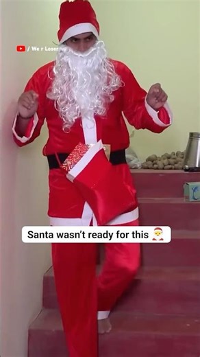 Santa walked in. desi parents took over. 🥹 ​⁠