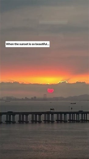 I Caught the Most Beautiful Sunset Today… 🌅🥹