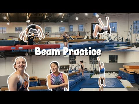 Beam Practice! | Back Handspring Work | Emma The Gymnast